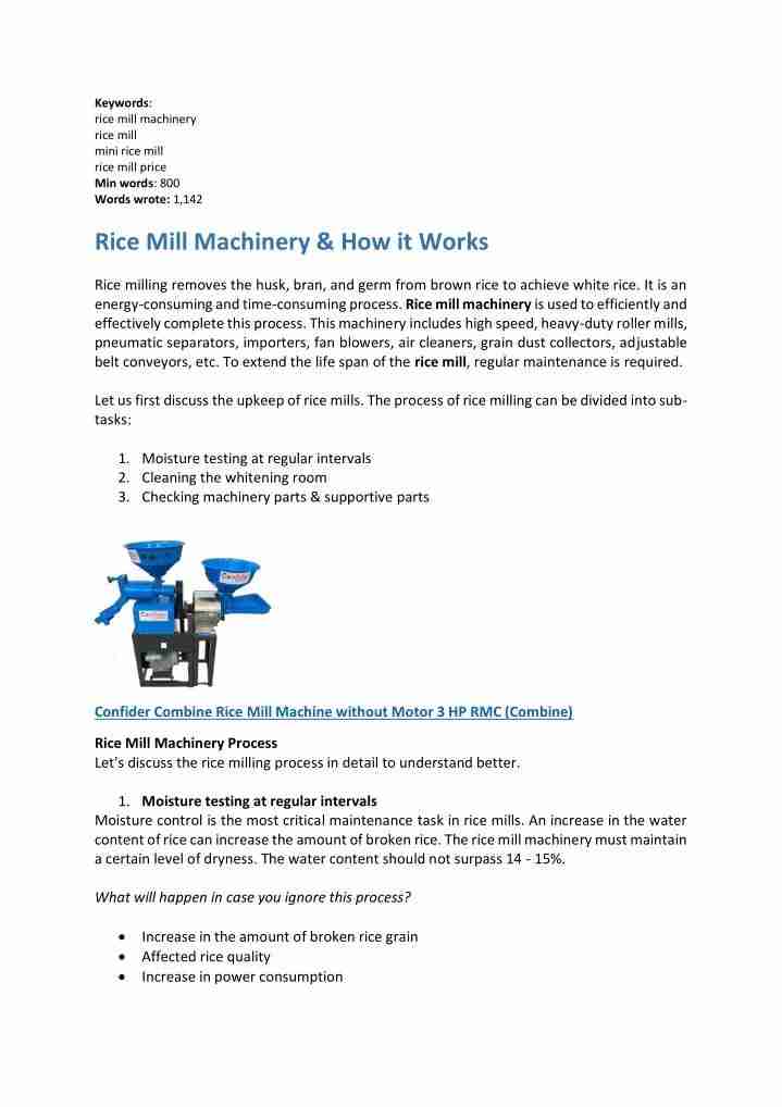 Unlocking the Secrets: Innovations in Rice Processing Equipment